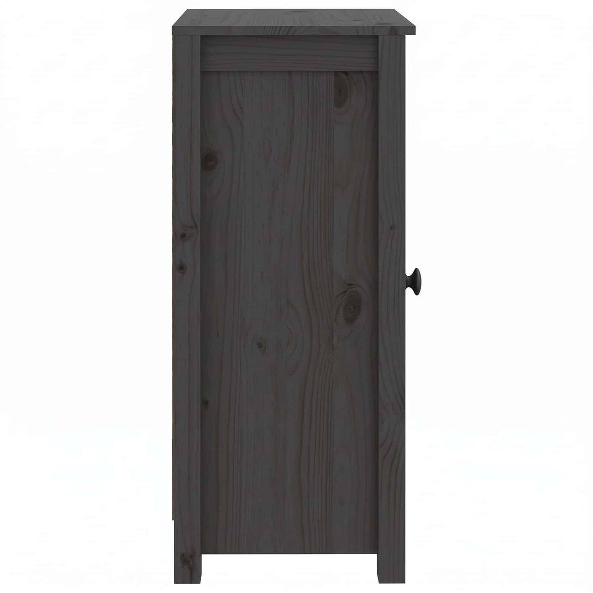 Sideboards 2 pcs Grey 39x35x80 cm Solid Wood Pine