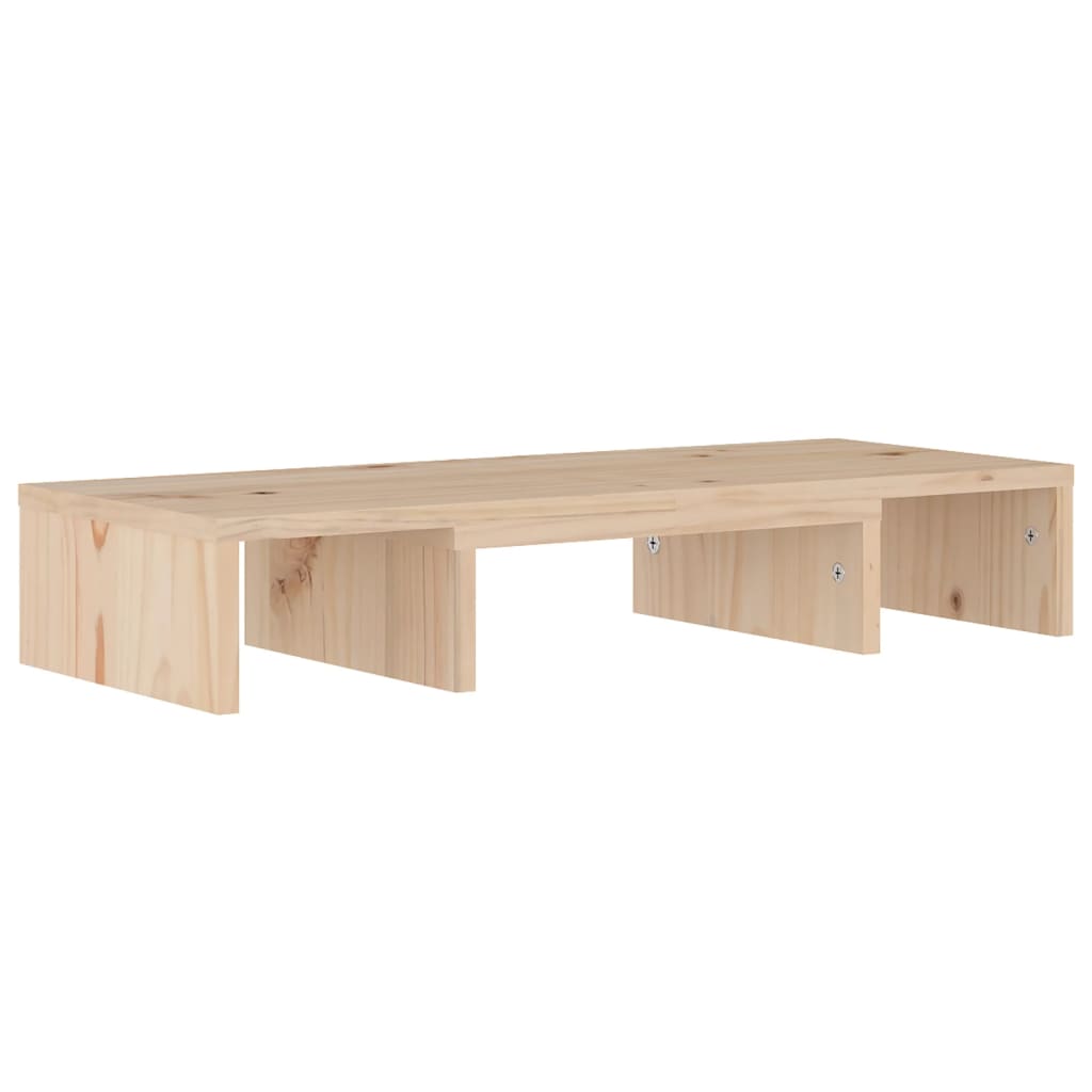 vidaXL Monitor Stand 60x24x10.5 cm Solid Wood Pine