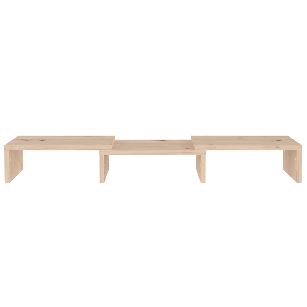 vidaXL Monitor Stand 60x24x10.5 cm Solid Wood Pine