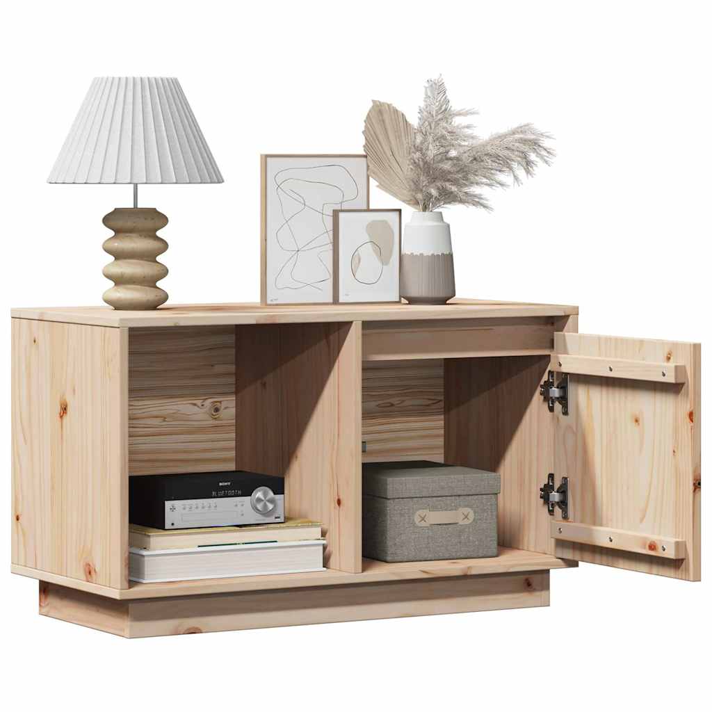 814334 vidaXL TV Cabinet 74x35x44 cm Solid Wood Pine