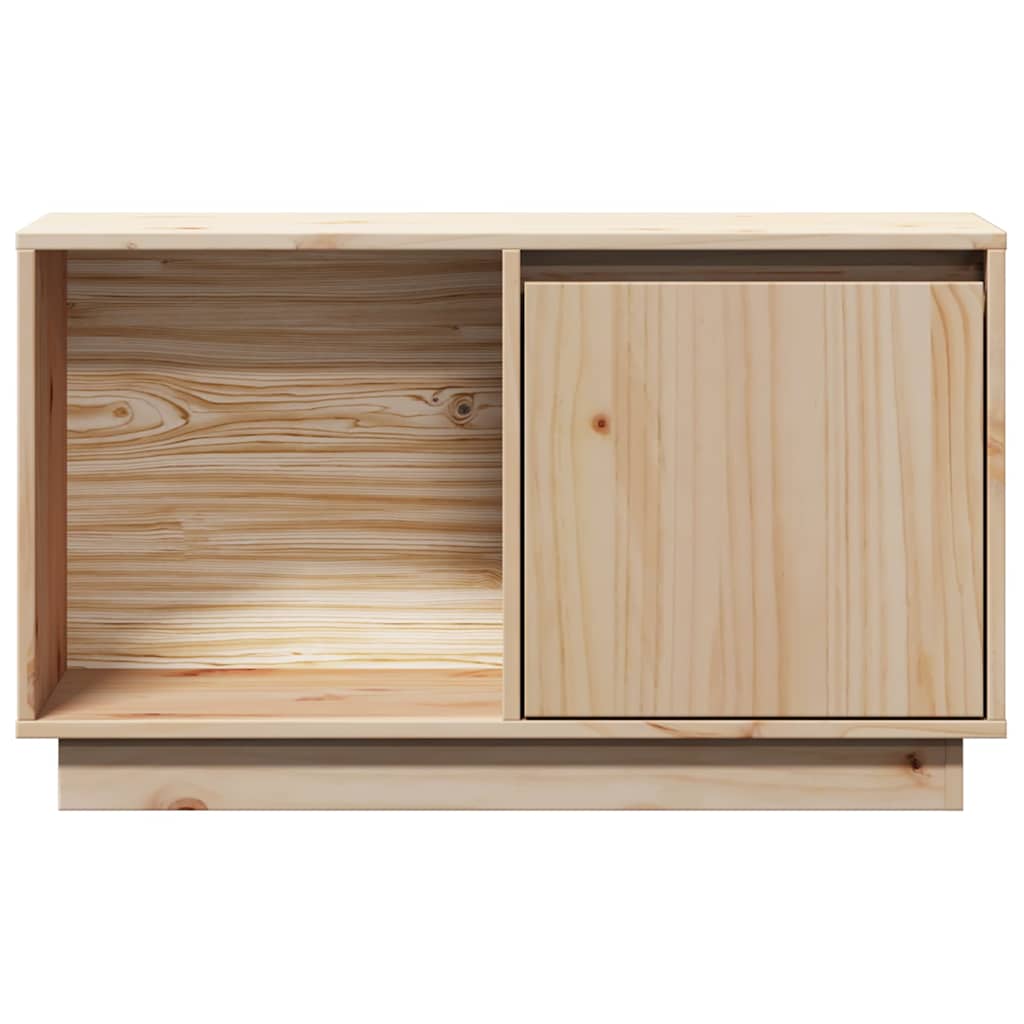 814334 vidaXL TV Cabinet 74x35x44 cm Solid Wood Pine