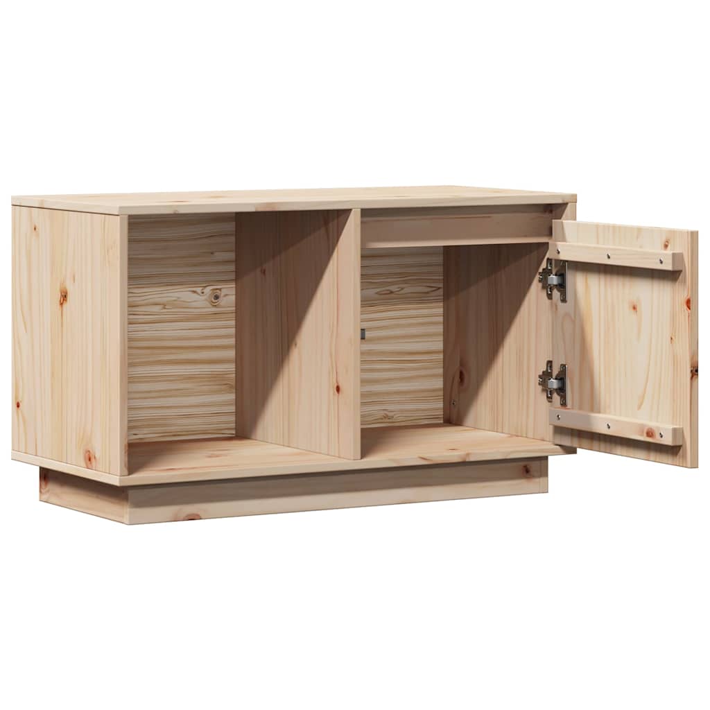 814334 vidaXL TV Cabinet 74x35x44 cm Solid Wood Pine