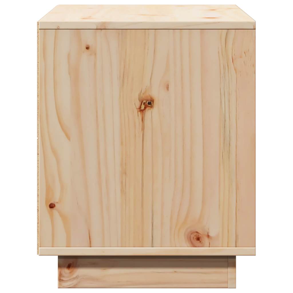 814334 vidaXL TV Cabinet 74x35x44 cm Solid Wood Pine