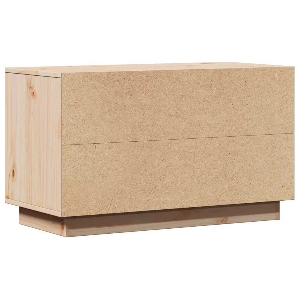 814334 vidaXL TV Cabinet 74x35x44 cm Solid Wood Pine
