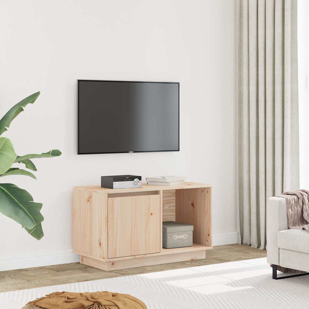 814334 vidaXL TV Cabinet 74x35x44 cm Solid Wood Pine