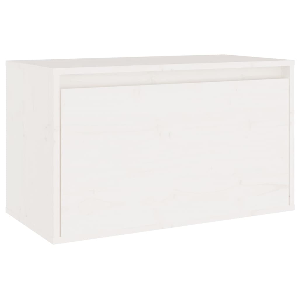 vidaXL TV Cabinets 4 pcs White Solid Wood Pine