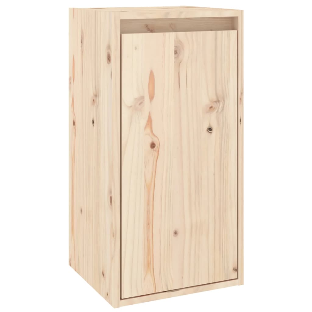 TV Cabinets 3 pcs Solid Wood Pine