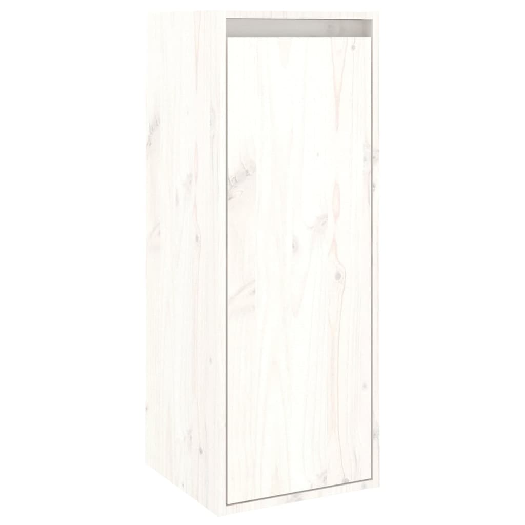 vidaXL TV Cabinets 4 pcs White Solid Wood Pine