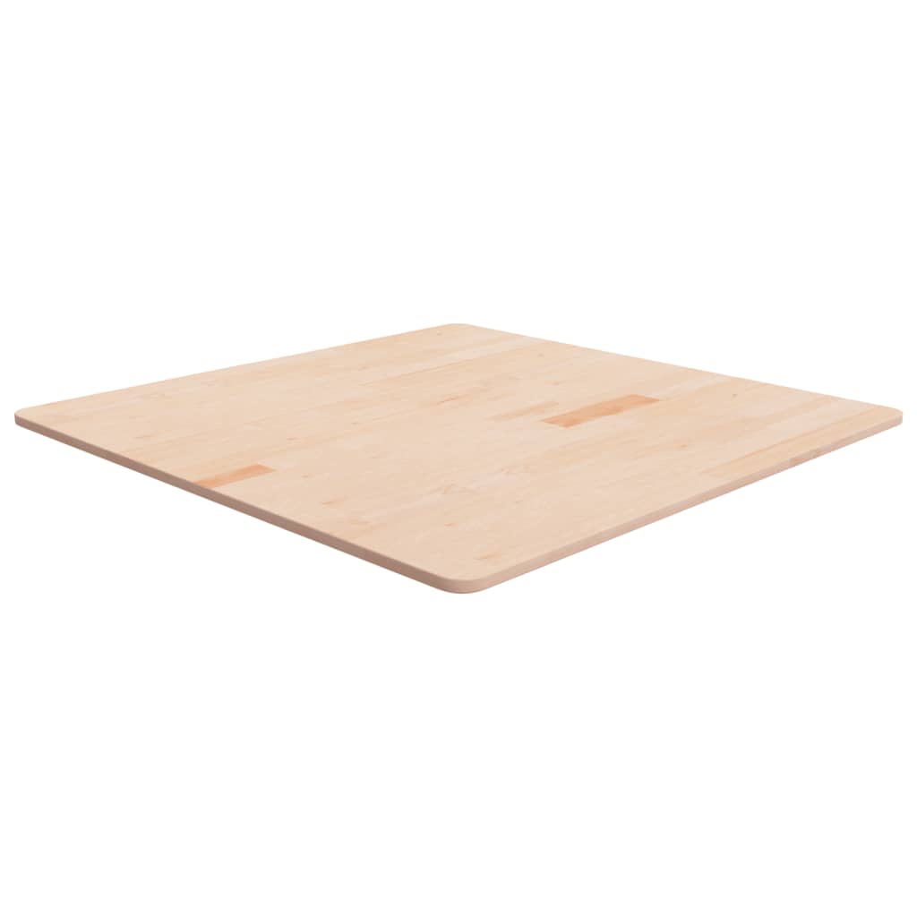 vidaXL Square Table Top 90x90x1.5 cm Untreated Solid Wood Oak