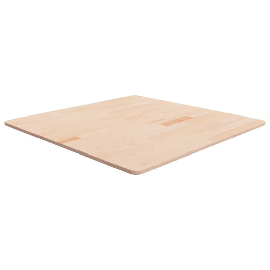 vidaXL Square Table Top 90x90x1.5 cm Untreated Solid Wood Oak