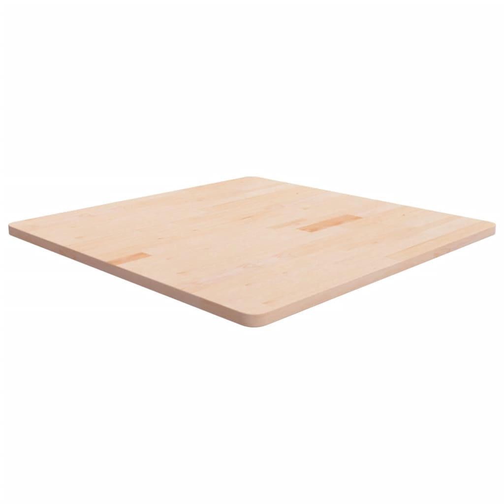 Table Top | Medium brown | Solid Oak Wood | 90x90 cm | Simple | Table Top