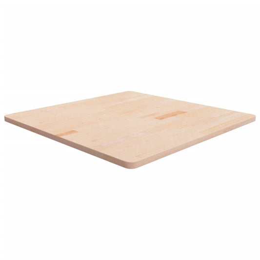 Table Top | Medium brown | Solid Oak Wood | 90x90 cm | Simple | Table Top