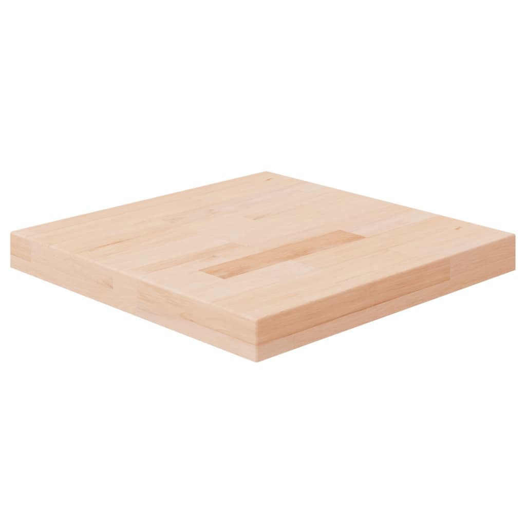 vidaXL Square Table Top 40x40x4 cm Untreated Solid Wood Oak