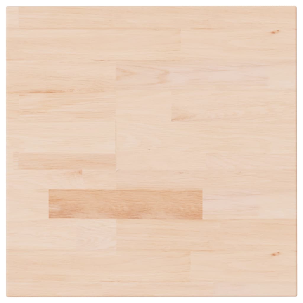 vidaXL Square Table Top 40x40x4 cm Untreated Solid Wood Oak