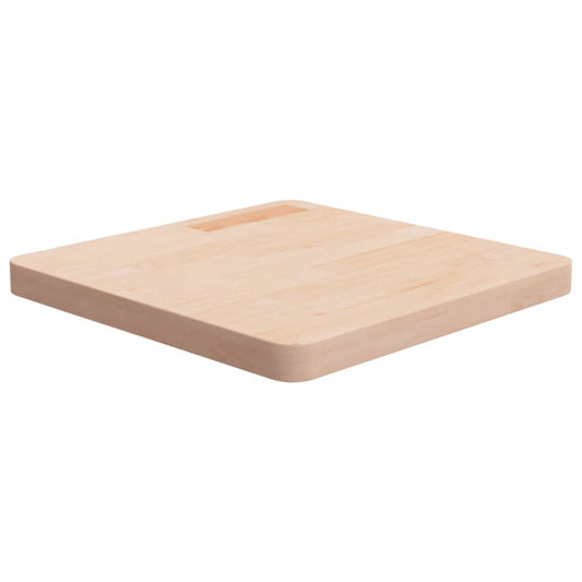 vidaXL Square Table Top 50x50x4 cm Untreated Solid Wood Oak