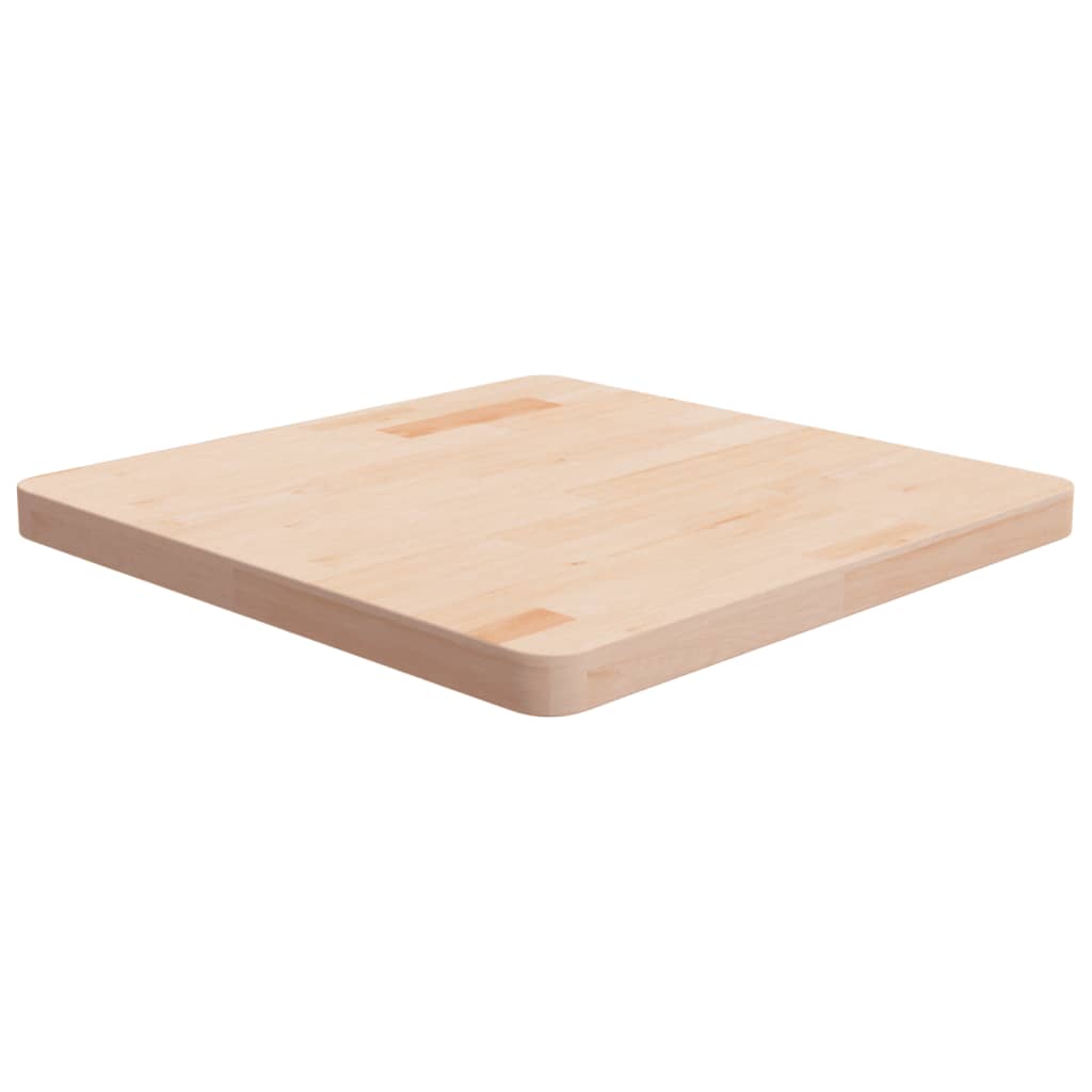 vidaXL Square Table Top 60x60x4 cm Untreated Solid Wood Oak