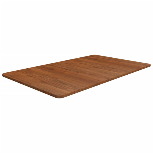 vidaXL Bathroom Countertop Dark Brown 100x60x1.5cm Treated Solid Wood