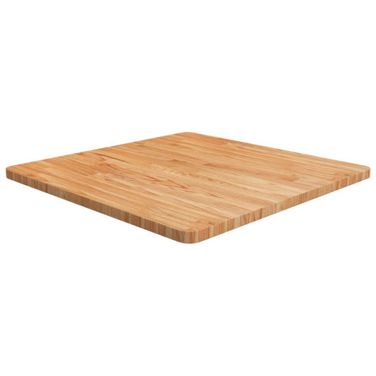 vidaXL Square Table Top Light Brown 70x70x2.5cm Treated Solid Wood Oak