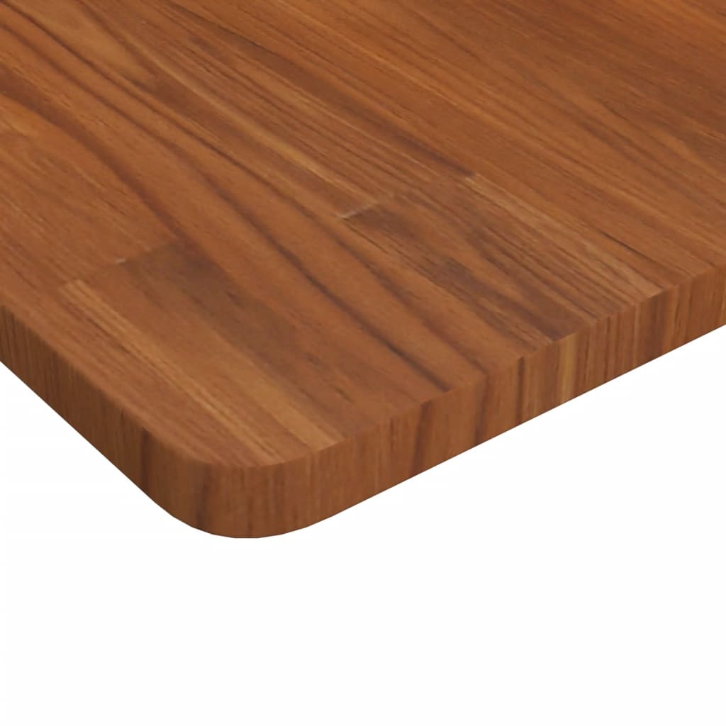 vidaXL Square Table Top Dark Brown 50x50x2.5cm Treated Solid Wood Oak