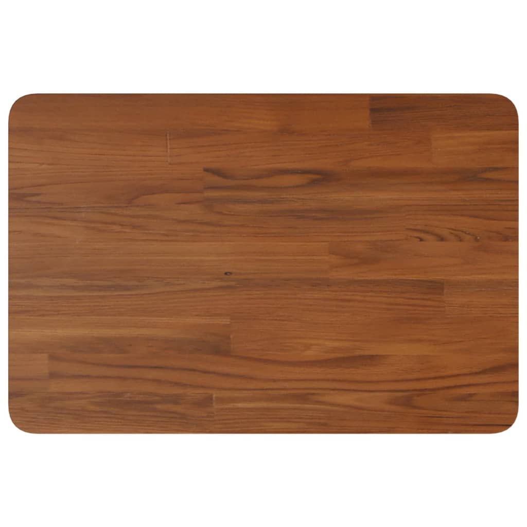 vidaXL Bathroom Countertop Dark Brown 60x40x2.5cm Treated Solid Wood