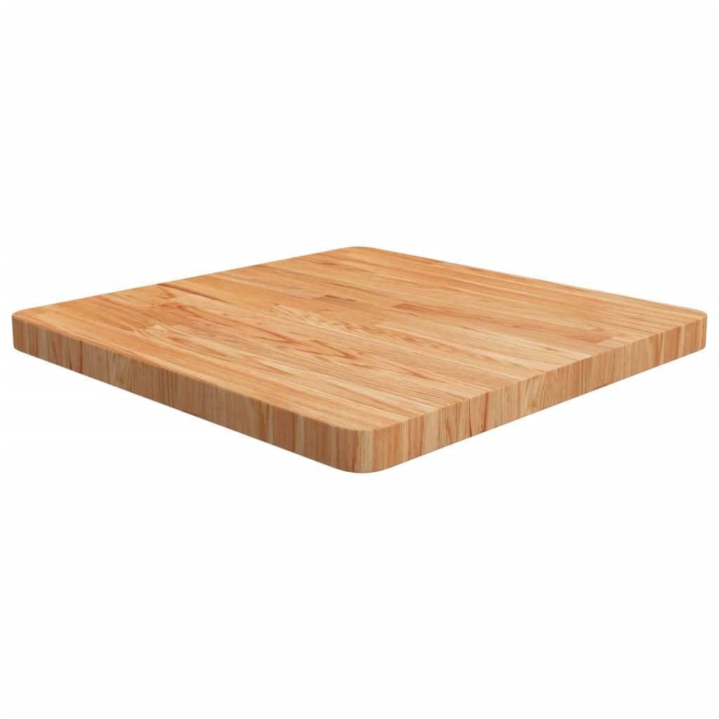 vidaXL Square Table Top Light Brown 60x60x4cm Treated Solid Wood Oak