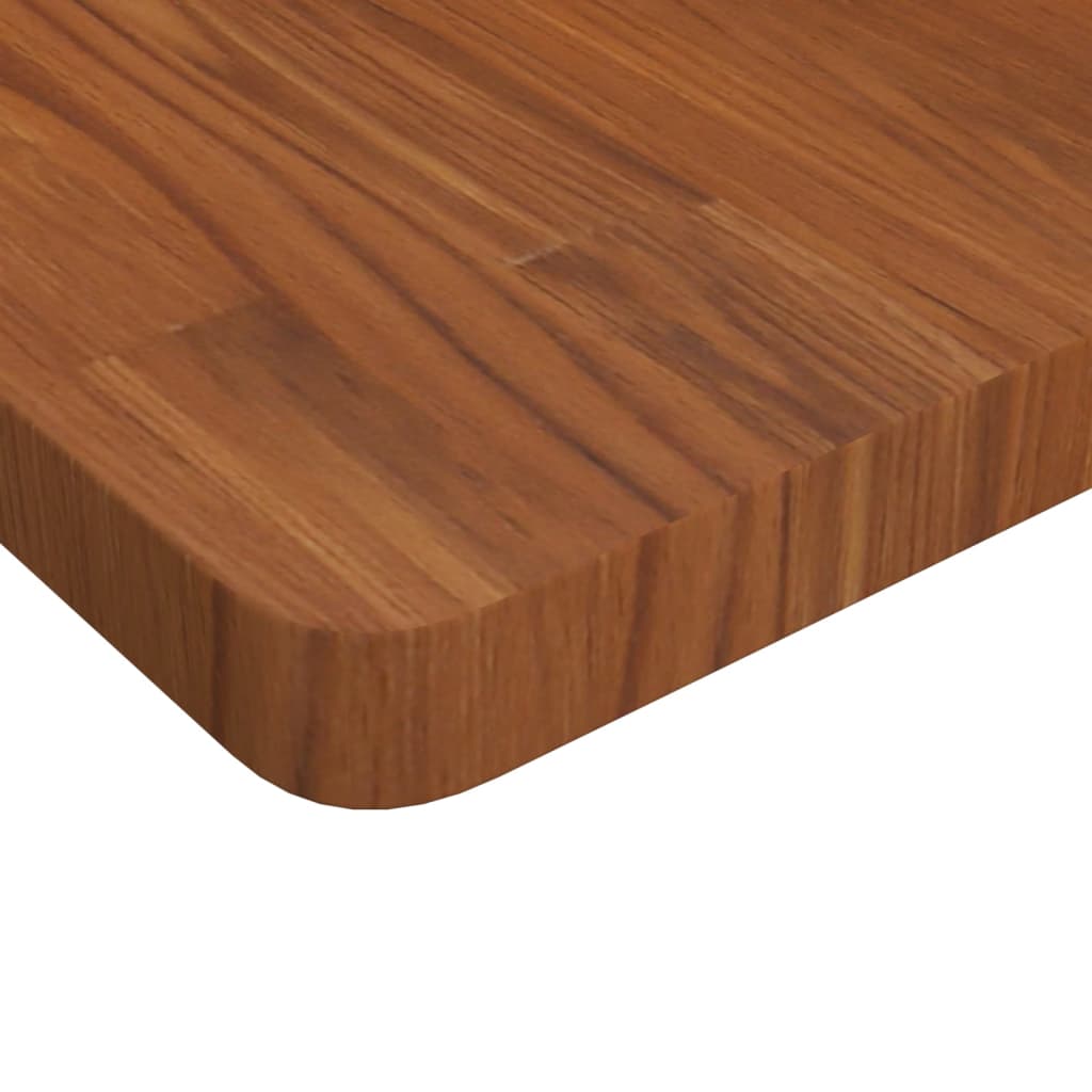 vidaXL Square Table Top Dark Brown 40x40x4cm Treated Solid Wood Oak