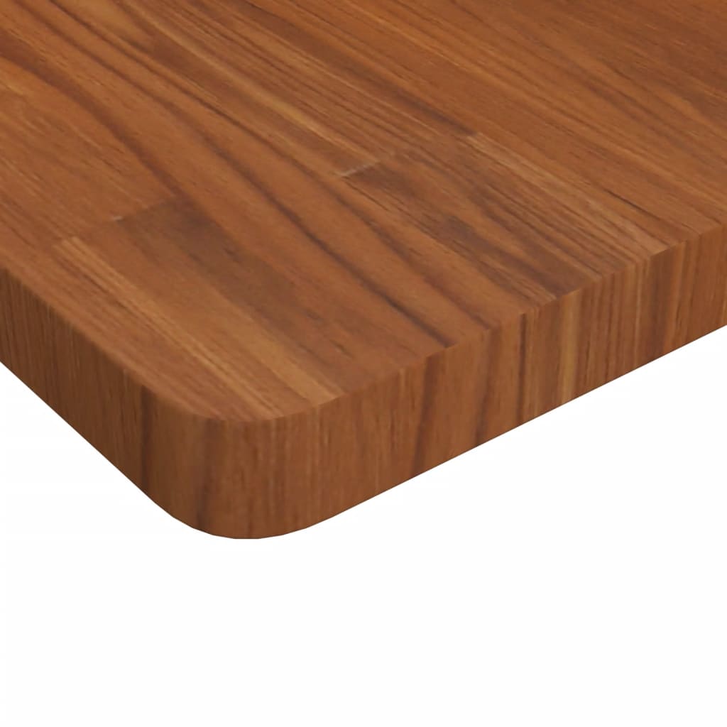 vidaXL Square Table Top Dark Brown 60x60x4cm Treated Solid Wood Oak