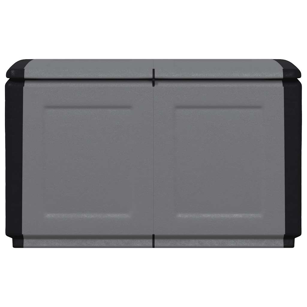 Garden Storage Box 96x53x57 cm 230 L Dark Grey and Black
