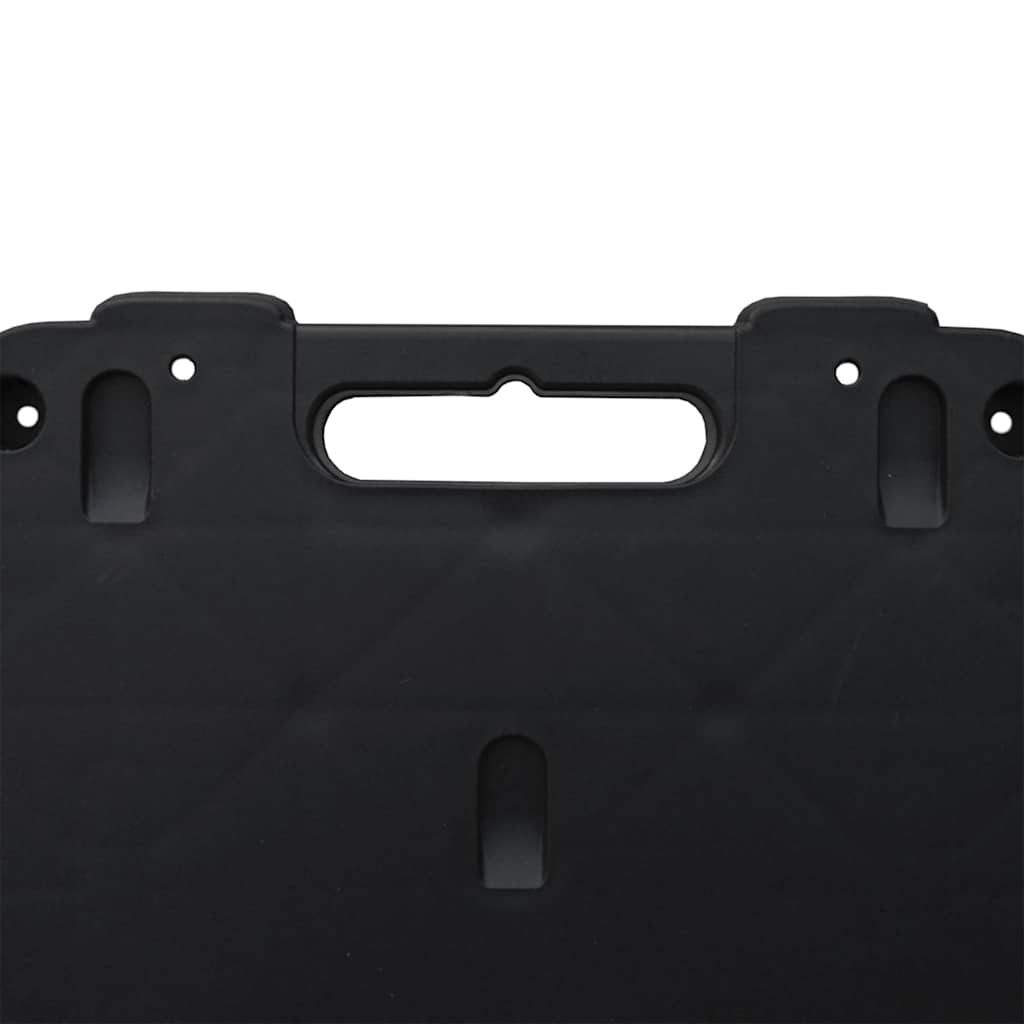 151831 vidaXL Transport Trolley Black 58x38x12 cm PP