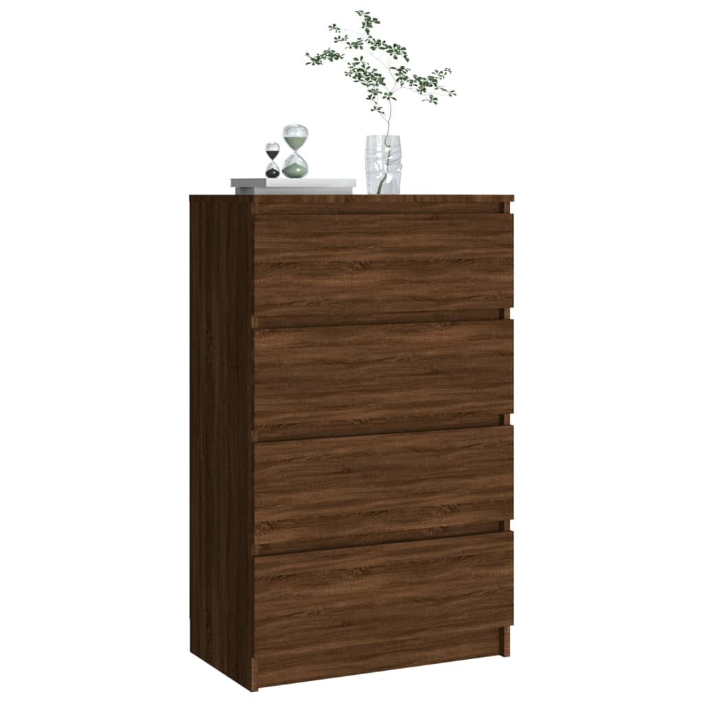 vidaXL Sideboard Brown Oak 60x35x98.5 cm Engineered Wood