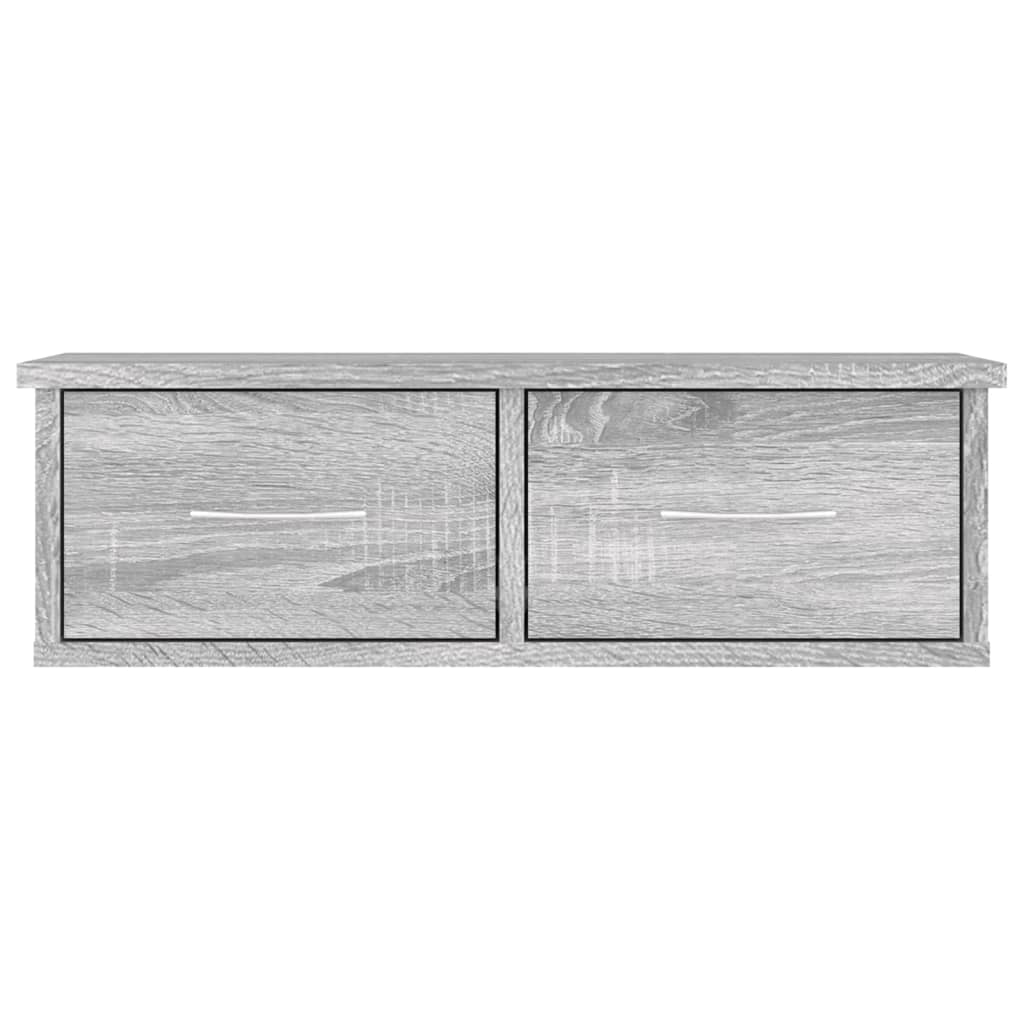 815079 vidaXL Wall Cabinet Grey Sonoma 60x26x18,5 cm Engineered Wood