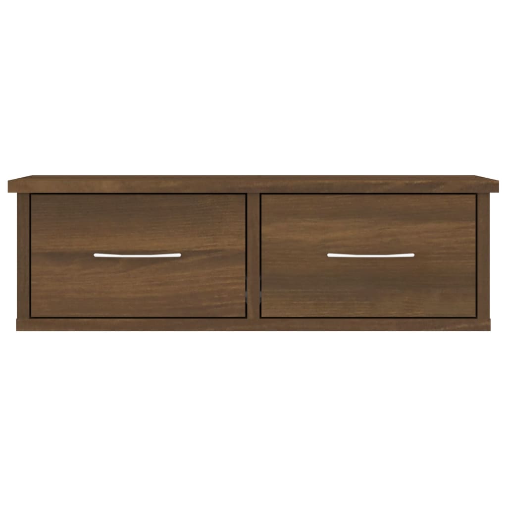 815080 vidaXL Wall Cabinet Brown Oak 60x26x18,5 cm Engineered Wood