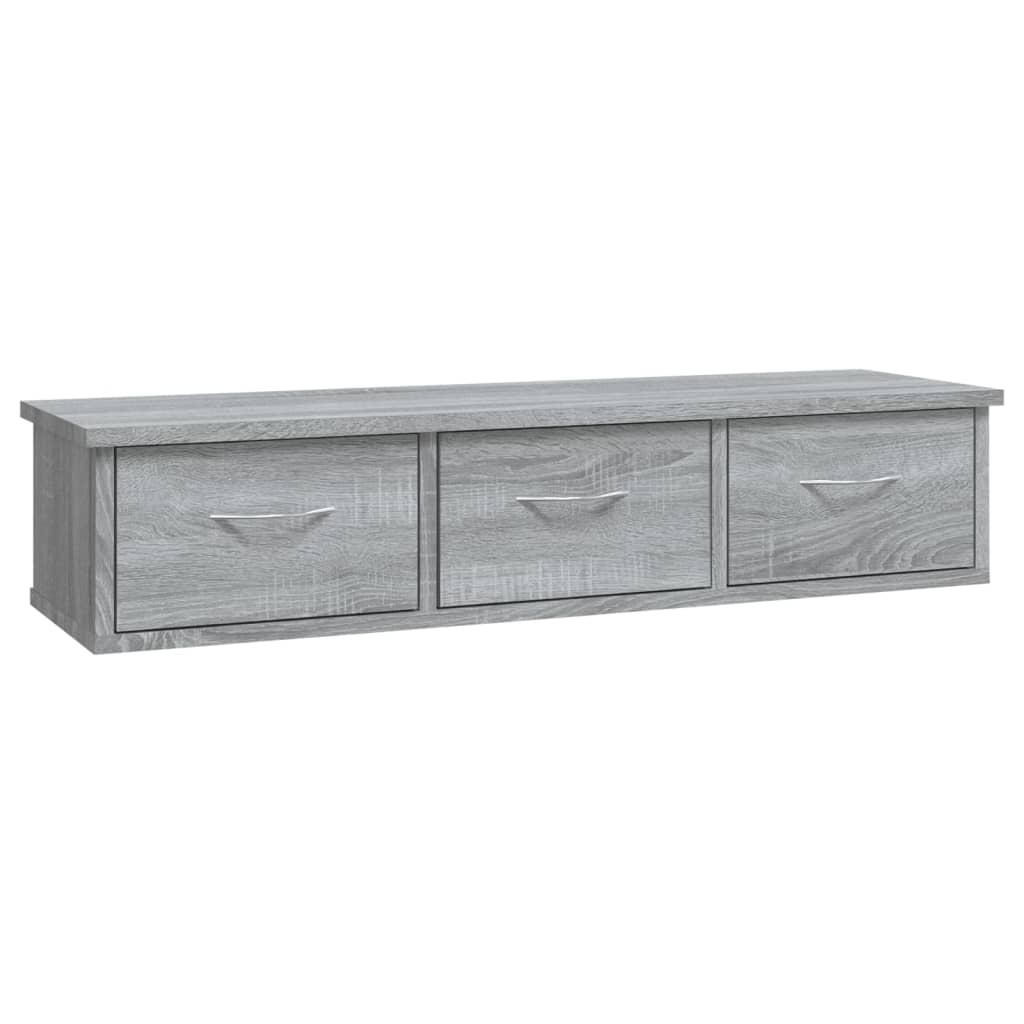 Wall Cabinet Grey Sonoma 88x26x18,5 cm Engineered Wood
