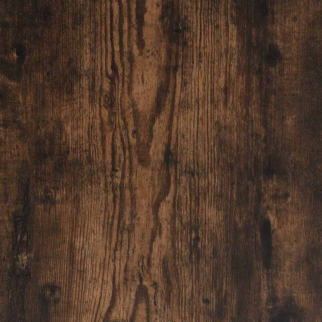 815096 vidaXL TV Wall Cabinet Smoked Oak 100x30x30 cm Engineered Wood