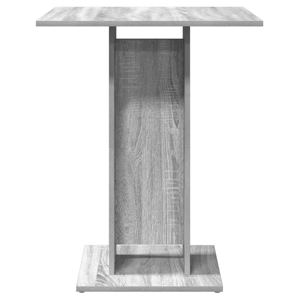 vidaXL Bistro Table Grey Sonoma 60x60x75 cm Engineered Wood