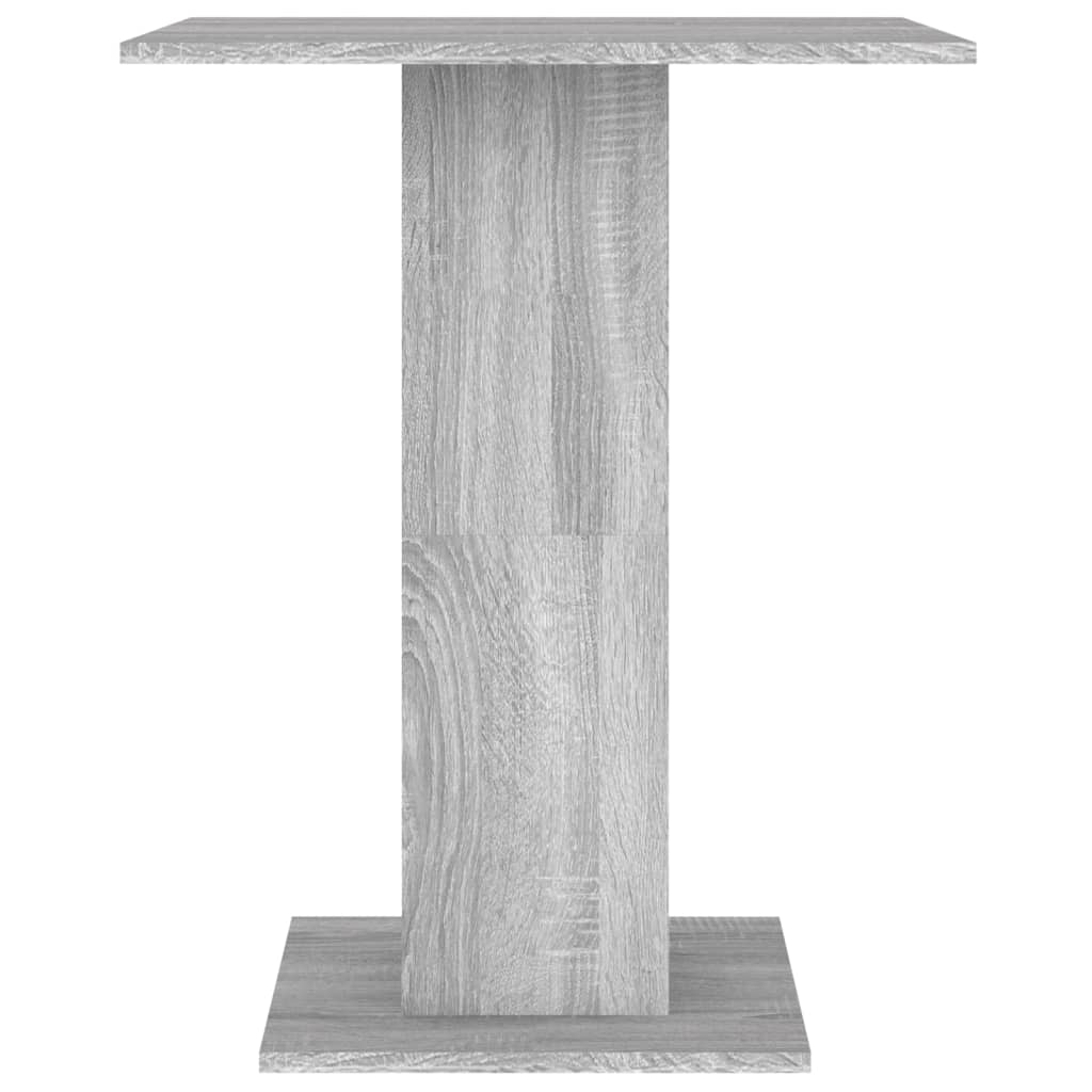 vidaXL Bistro Table Grey Sonoma 60x60x75 cm Engineered Wood