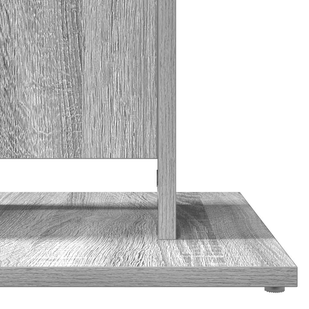 vidaXL Bistro Table Grey Sonoma 60x60x75 cm Engineered Wood