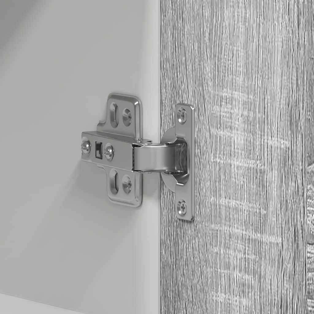 815112 vidaXL Hanging Cabinet "Lyon" Grey Sonoma 60x31x60 cm Engineered Wood