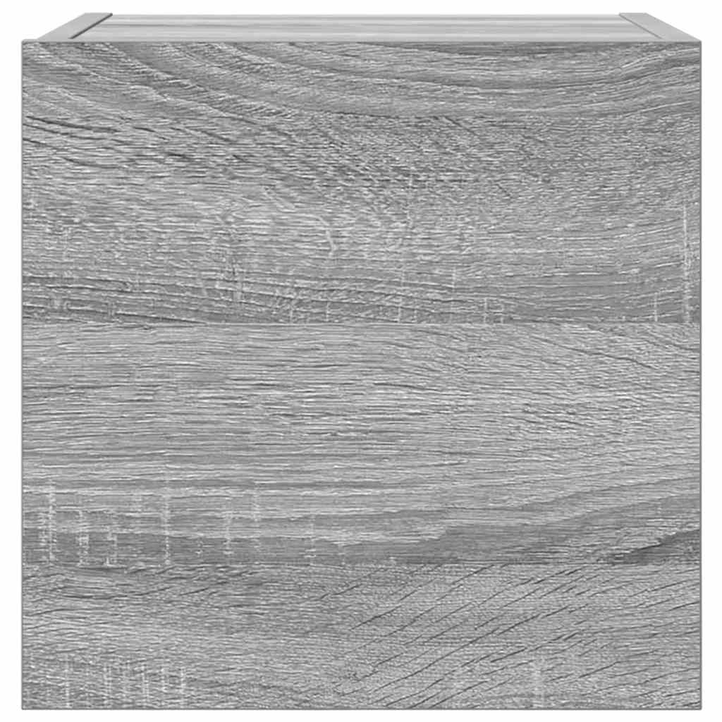 815138 vidaXL Wall Mounted TV Cabinet Grey Sonoma 30,5x30x30 cm