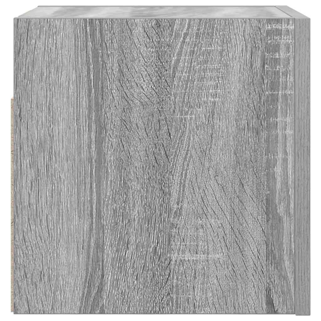 815138 vidaXL Wall Mounted TV Cabinet Grey Sonoma 30,5x30x30 cm