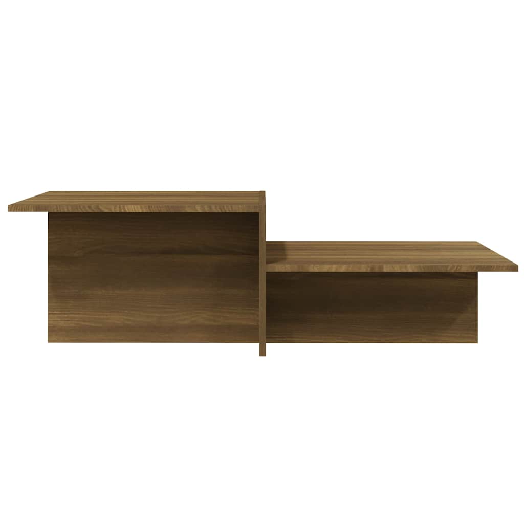 815148 vidaXL Coffee Table Brown Oak 111,5x50x33 cm Engineered Wood