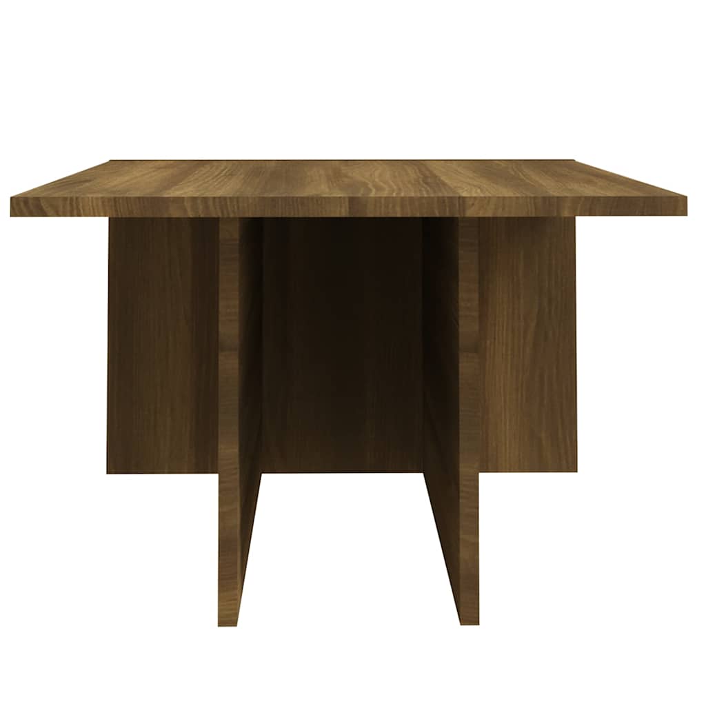 815148 vidaXL Coffee Table Brown Oak 111,5x50x33 cm Engineered Wood