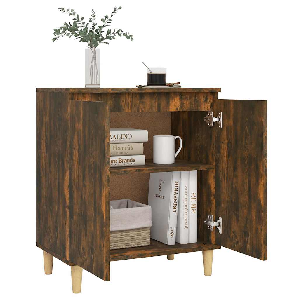 815156 vidaXL Sideboard Smoked Oak 60x35x70 cm Engineered Wood