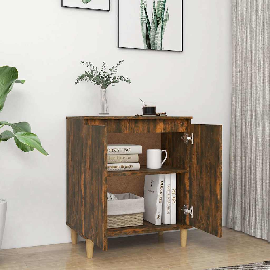 815156 vidaXL Sideboard Smoked Oak 60x35x70 cm Engineered Wood