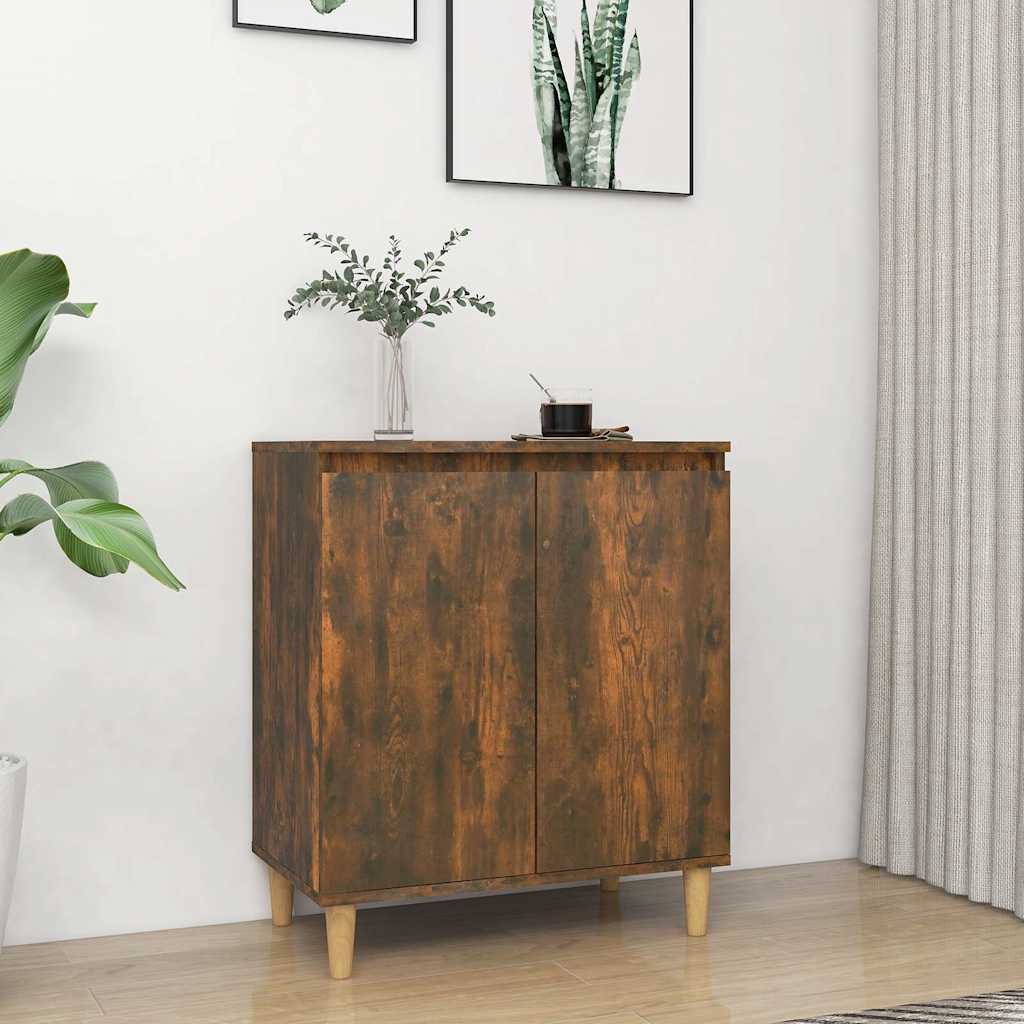 815156 vidaXL Sideboard Smoked Oak 60x35x70 cm Engineered Wood