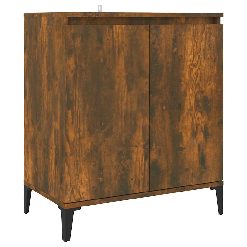815159 vidaXL Sideboard Smoked Oak 60x35x70 cm Engineered Wood