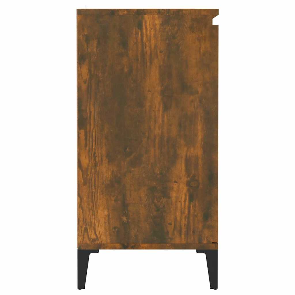 815159 vidaXL Sideboard Smoked Oak 60x35x70 cm Engineered Wood