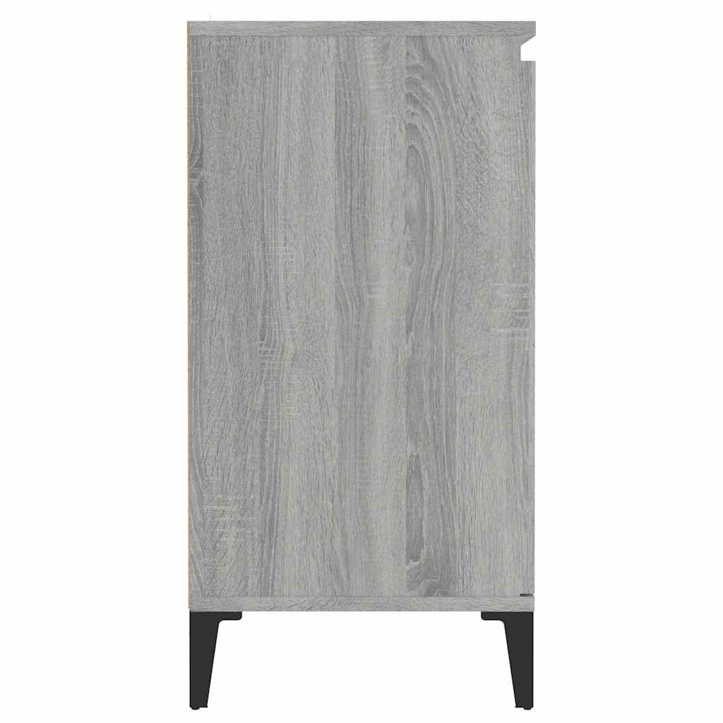 815160 vidaXL Sideboard Grey Sonoma 60x35x70 cm Engineered Wood