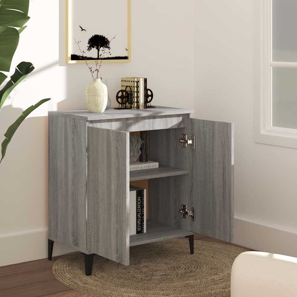 815160 vidaXL Sideboard Grey Sonoma 60x35x70 cm Engineered Wood