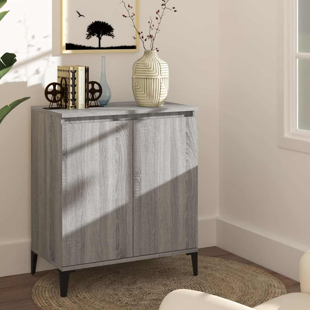 815160 vidaXL Sideboard Grey Sonoma 60x35x70 cm Engineered Wood